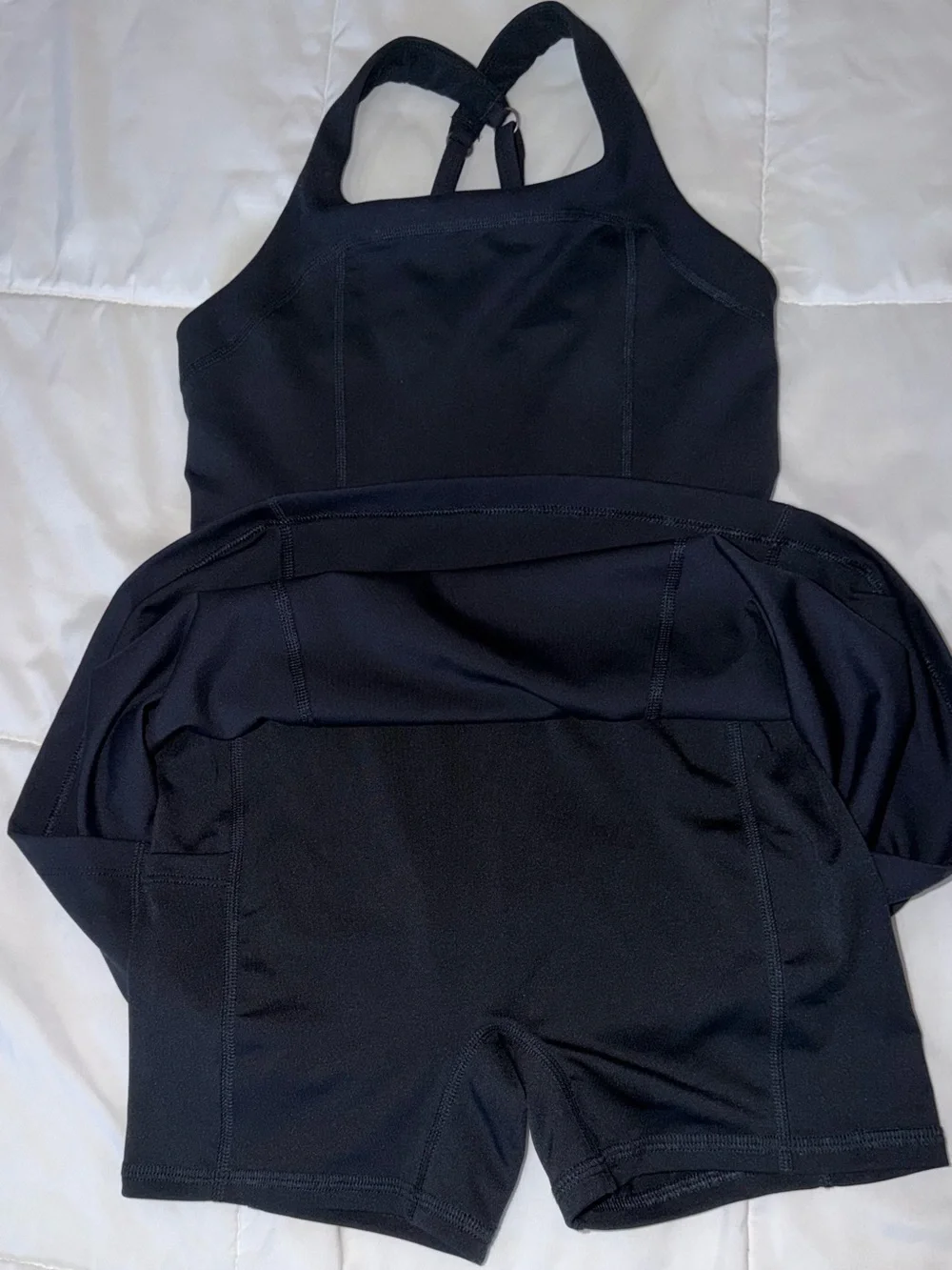 Girls Abercrombie Black Racerback Dress